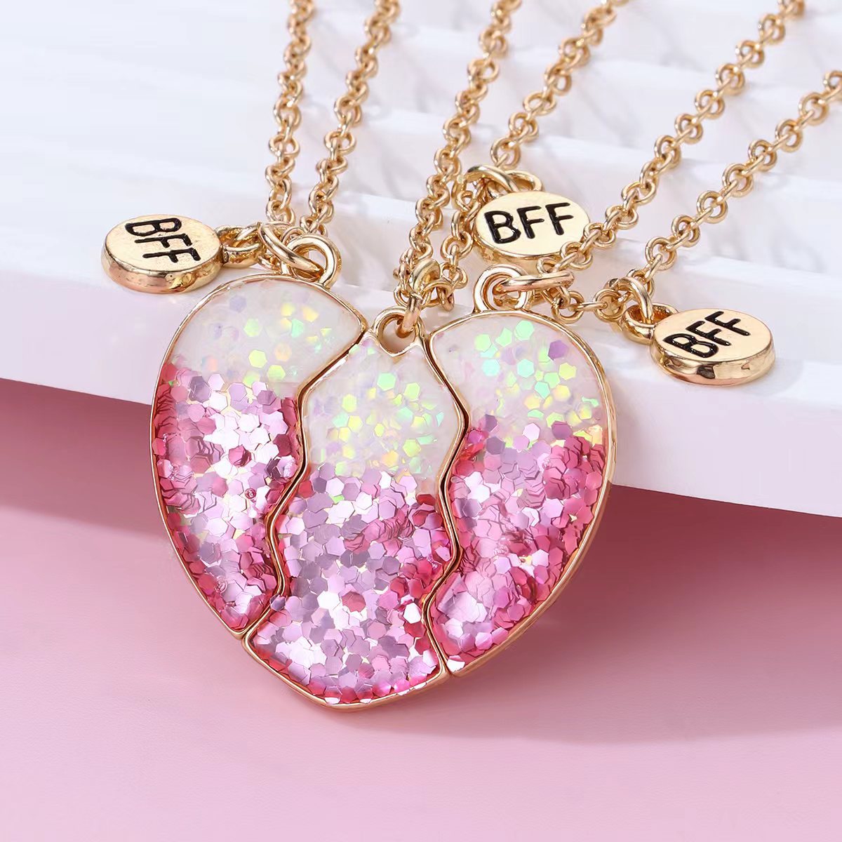 Cute Oil-Drop 3-Piece Necklace