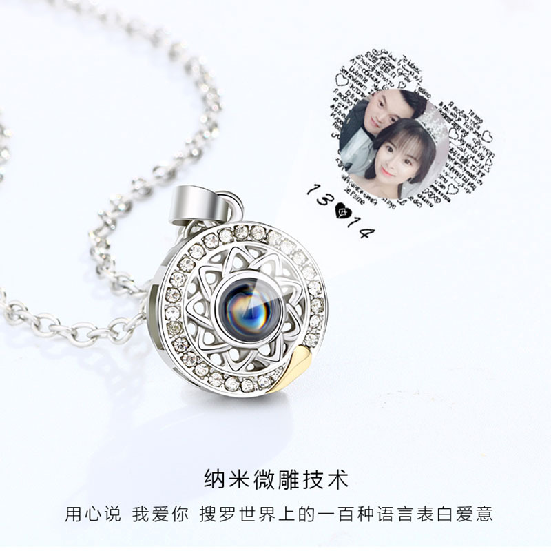 100-Language Projection Necklace - image 3