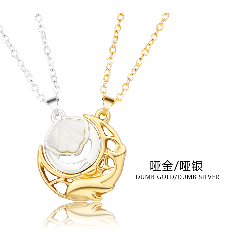 Shell Magnet Couple Necklace - image 8