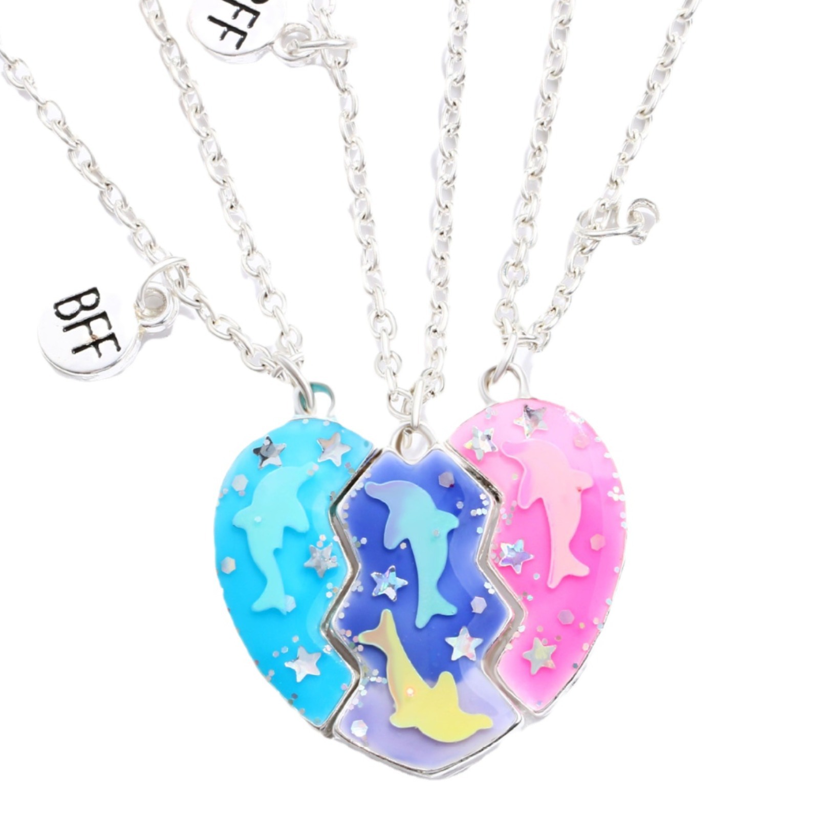 Dolphin Heart Magnet Necklace - image 5
