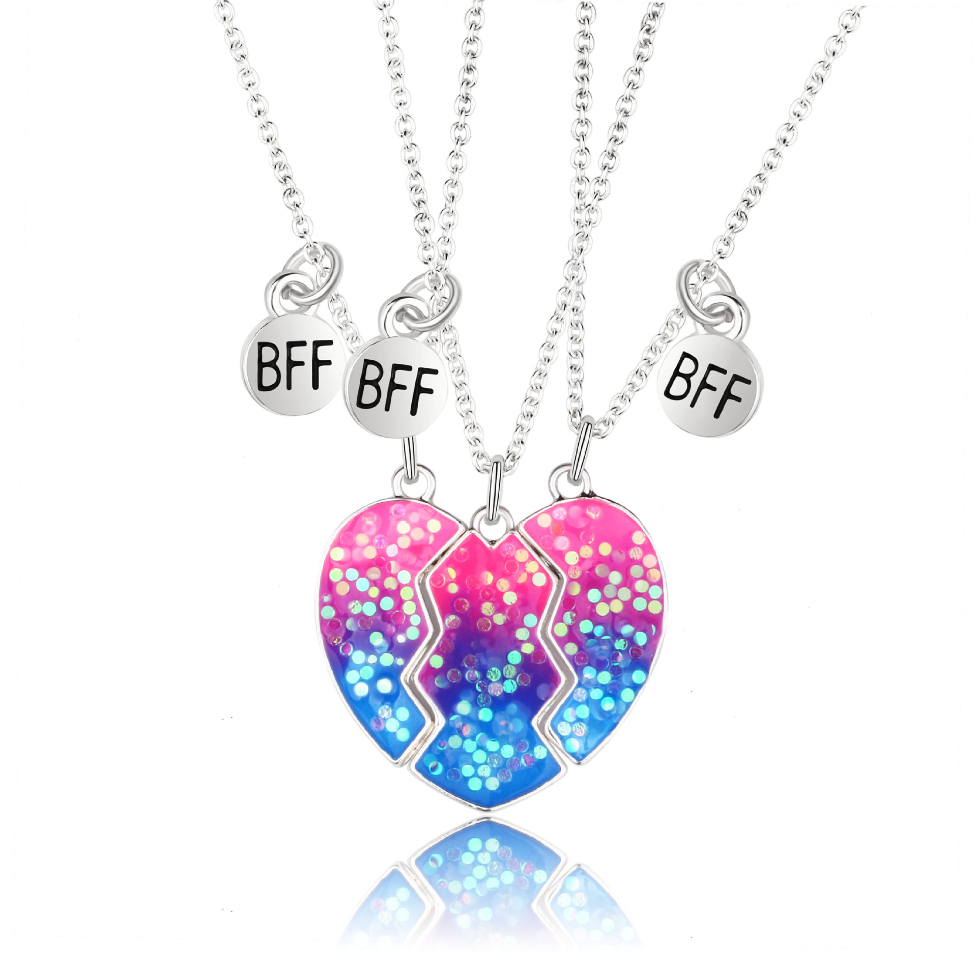 Broken Heart Bestie Necklace Set - image 5