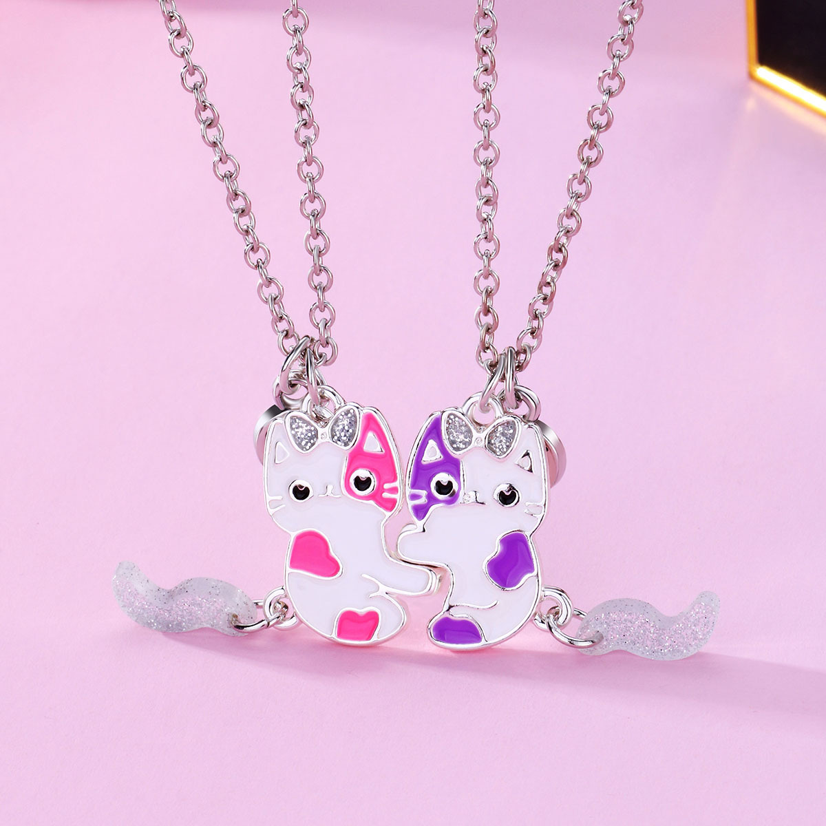 Cat Magnet BFF Necklace 2-Pack - image 2