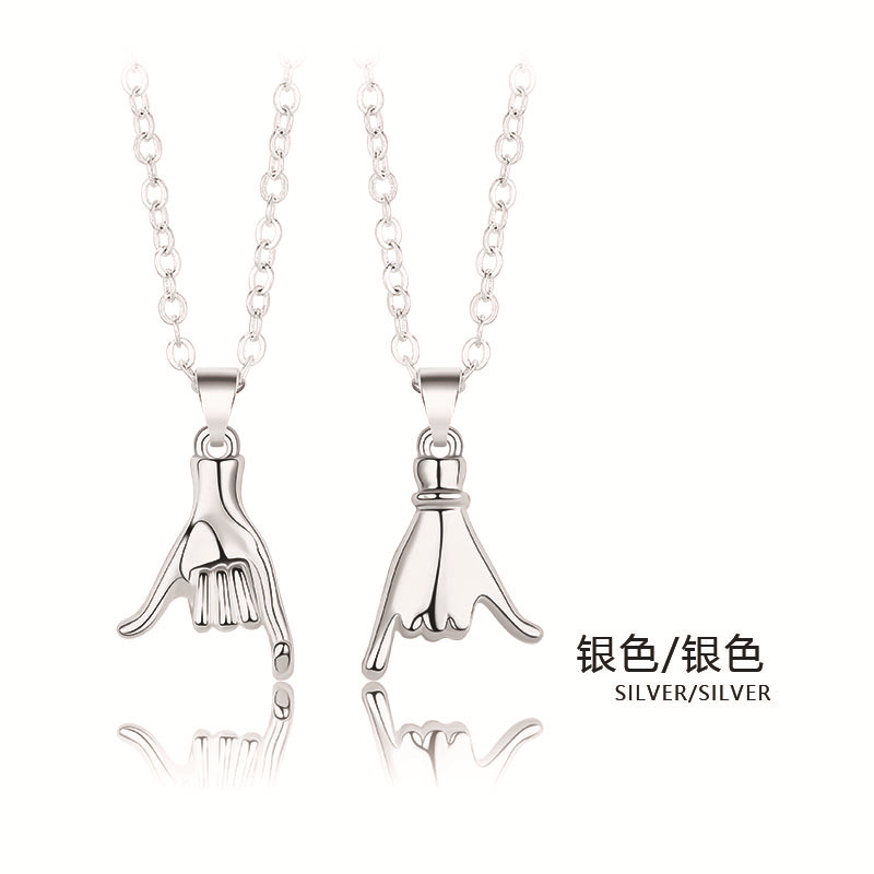 Pinky Promise Couple Necklace - image 7