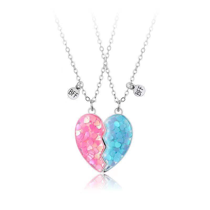 BEST Friend Glitter Necklace Set - image 6