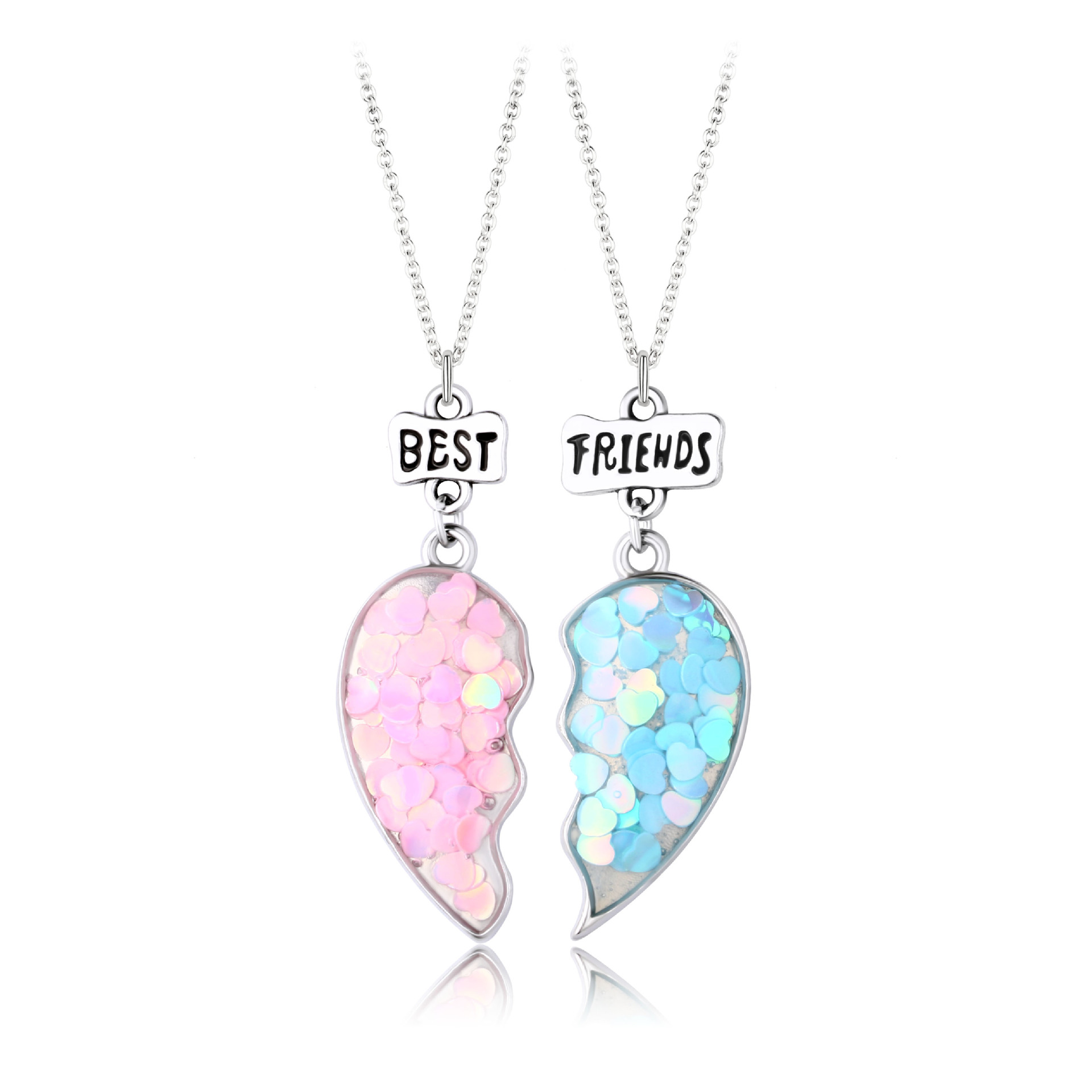 BEST Friend Glitter Necklace Set - image 7