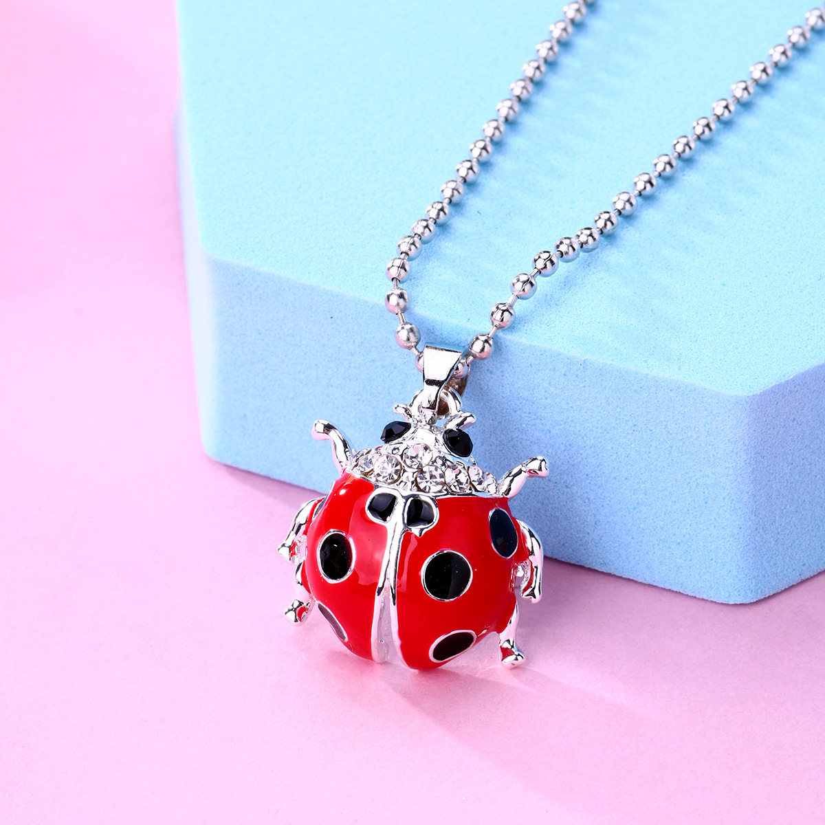 Beetle Oil-Drop Necklace - image 2