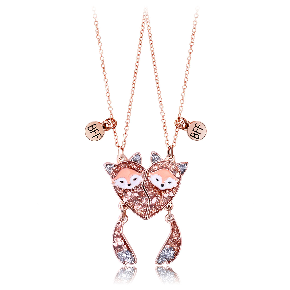 Fox Magnet BFF Necklace Set - image 5