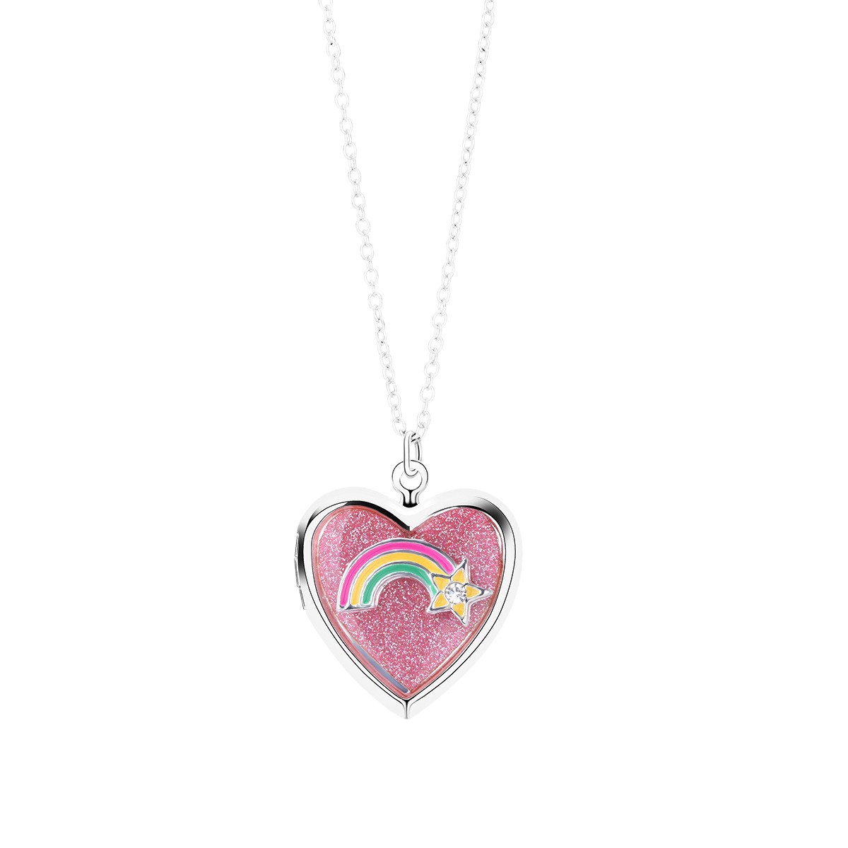 Rainbow Photo Locket Necklace - image 5