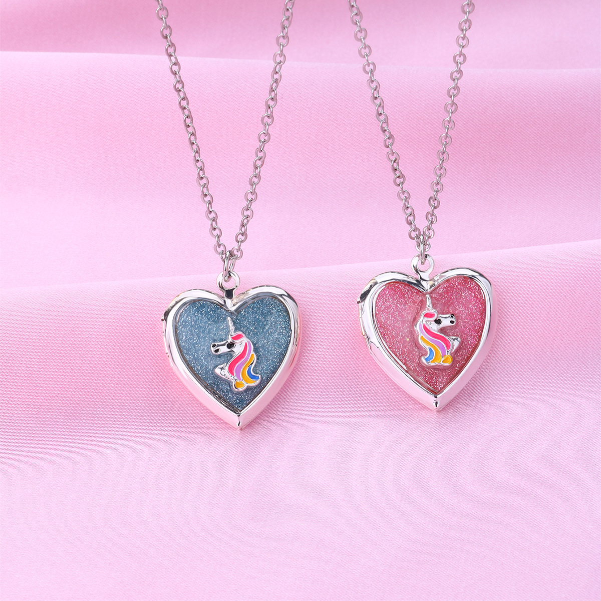 Unicorn Photo Locket Necklace - image 2