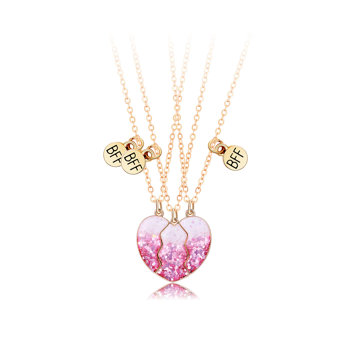 Cute Oil-Drop 3-Piece Necklace - image 5