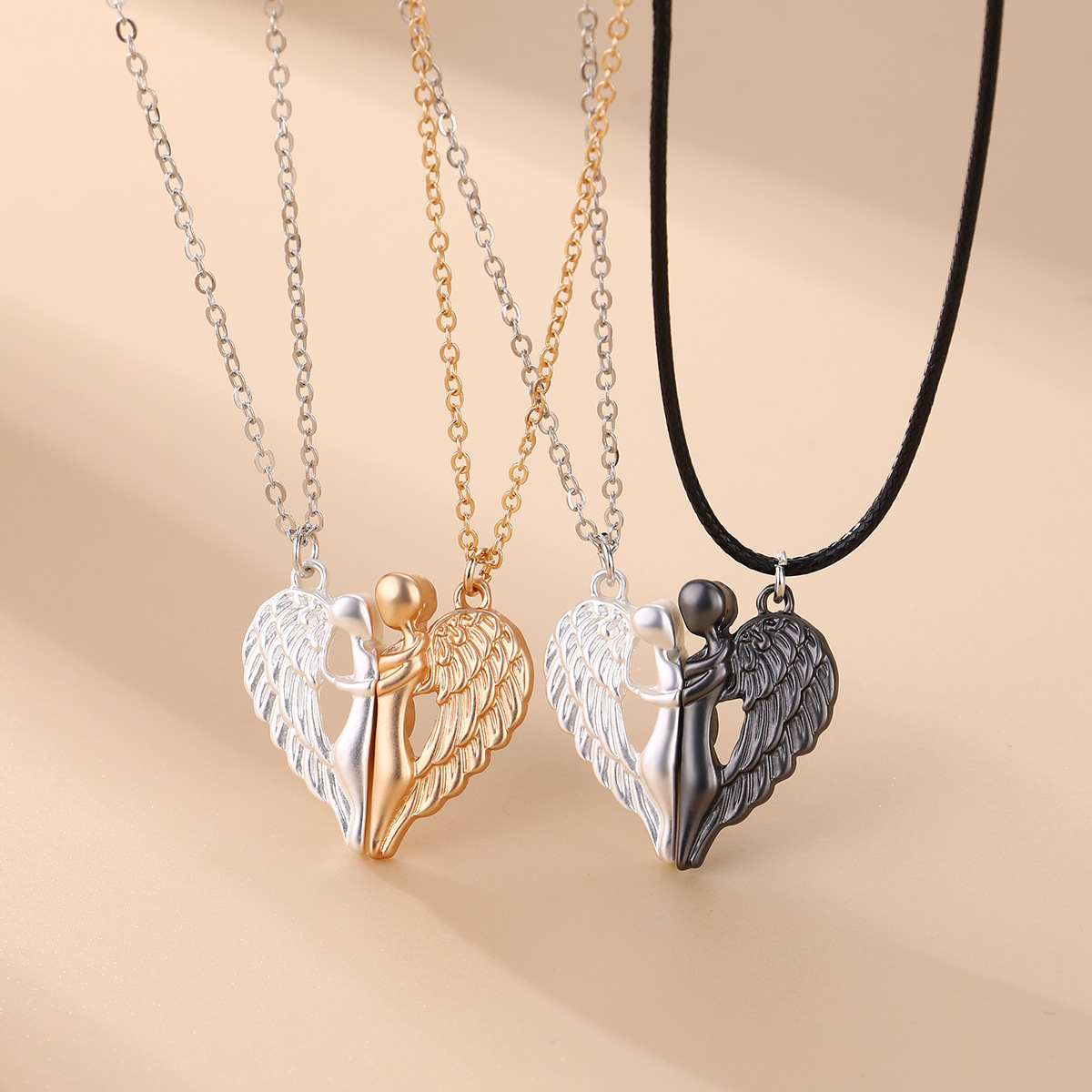 Angel Wings Couple Necklace - image 1
