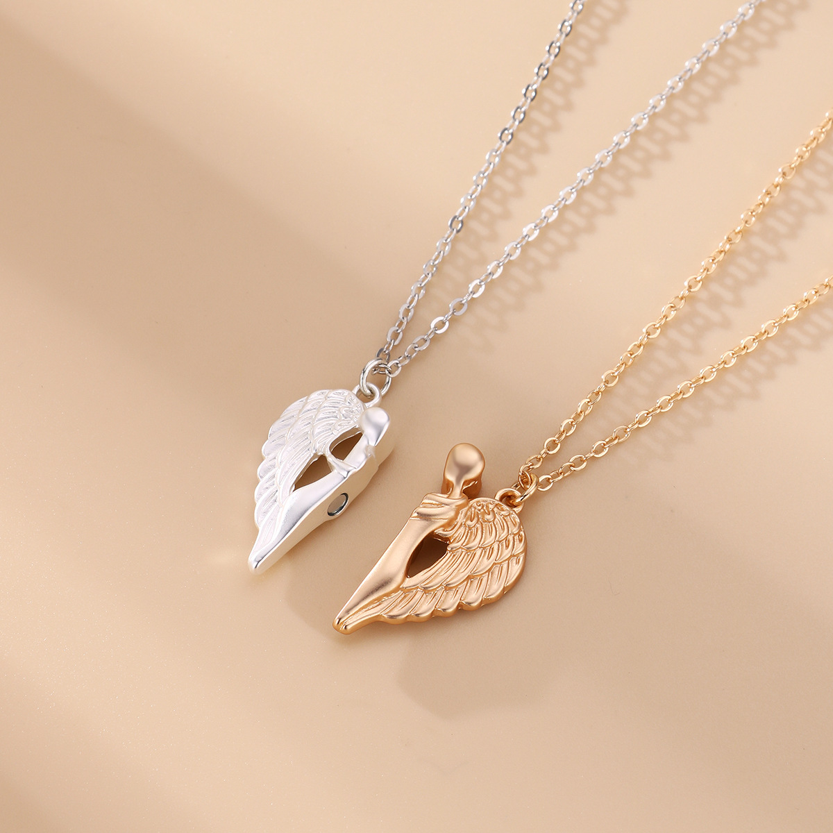 Angel Wings Couple Necklace - image 2