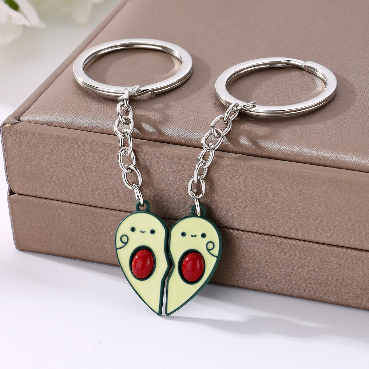 Heart Magnet Keychain Couple - image 6