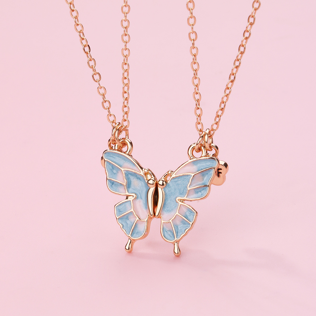 Butterfly Magnet Kids Necklace - image 7