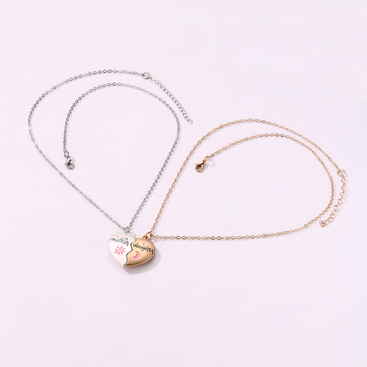 Mom Daughter Magnet Necklace - image 4