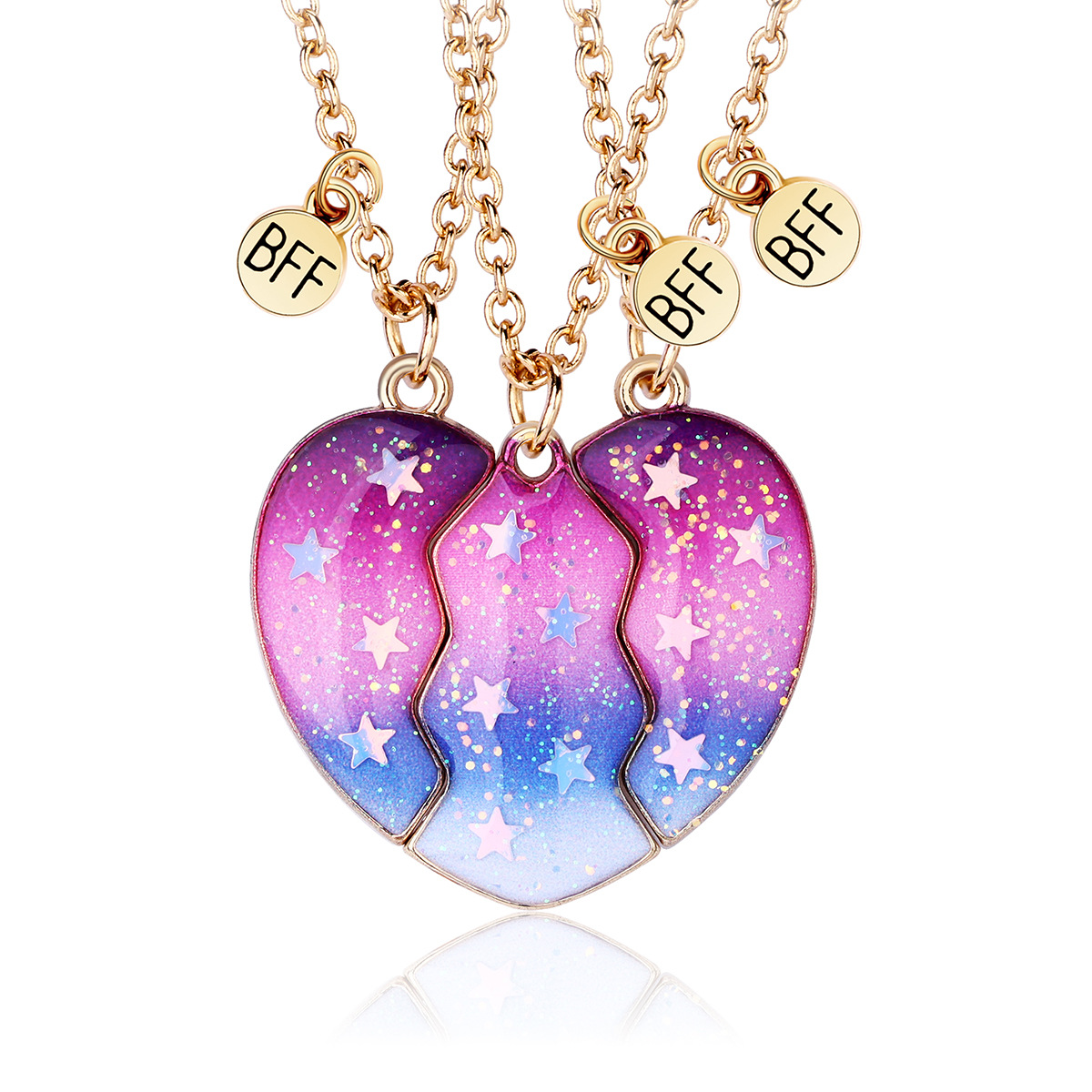Starry Sky Magnet Necklace Set - image 5