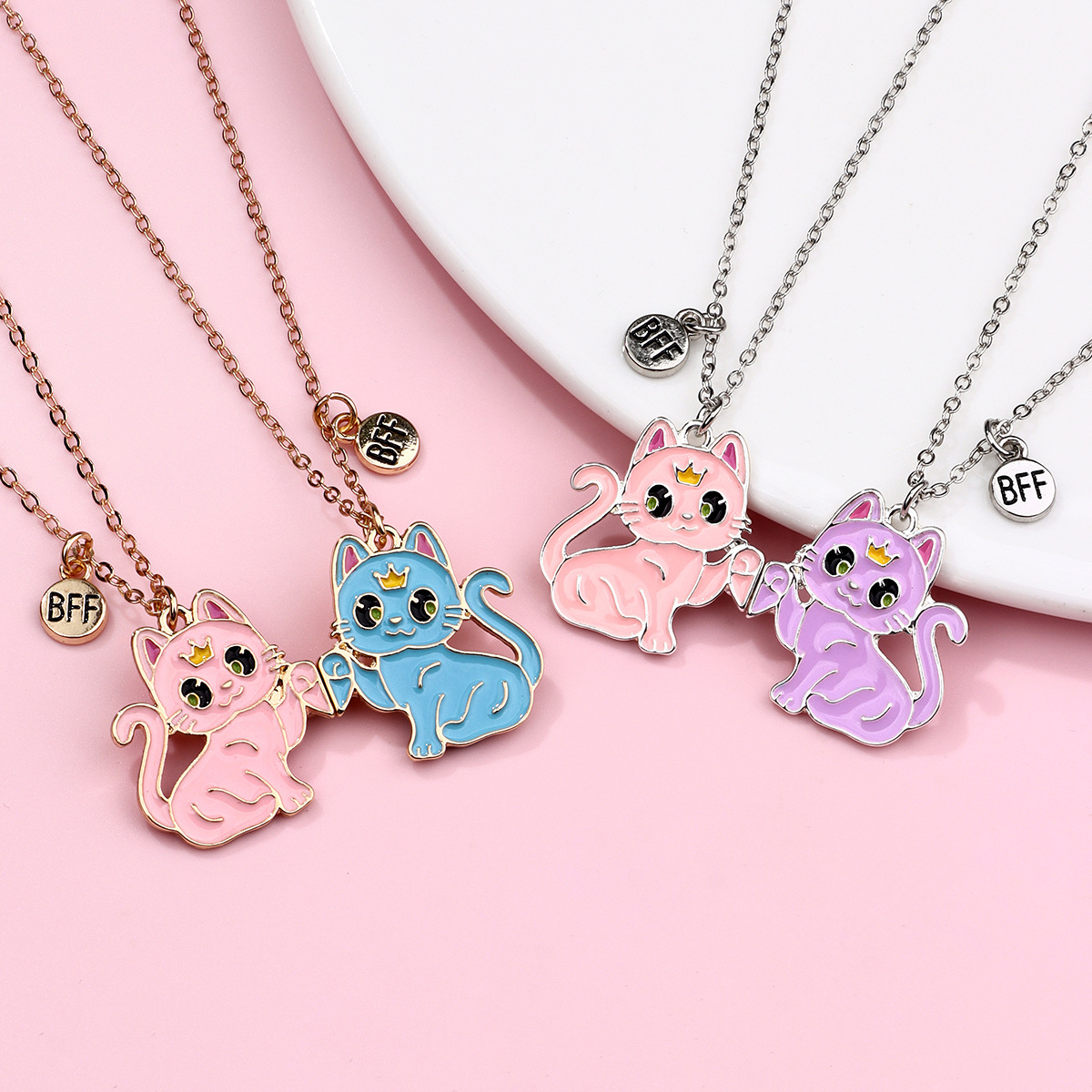 Princess Heart Magnet Necklace - image 1