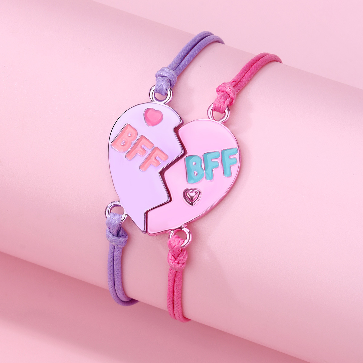 Heart BFF Woven Bracelet - image 4