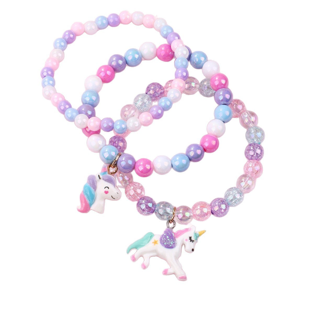 Unicorn Bead Bracelet Set - image 5