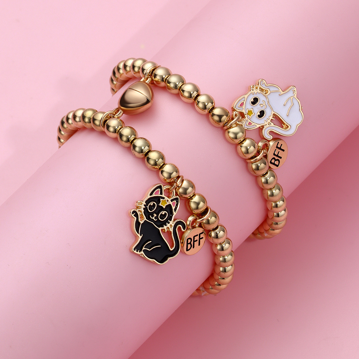 Cat Bead Magnet Bracelet - image 4