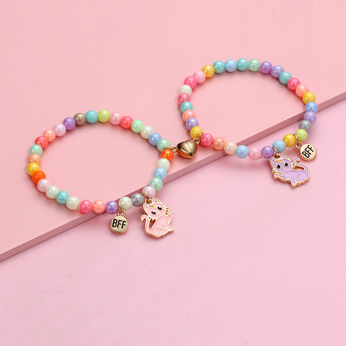 Cat Bead Magnet Bracelet - image 6