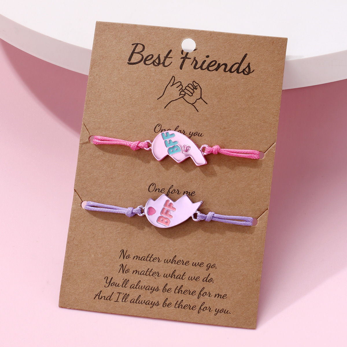 Heart BFF Woven Bracelet