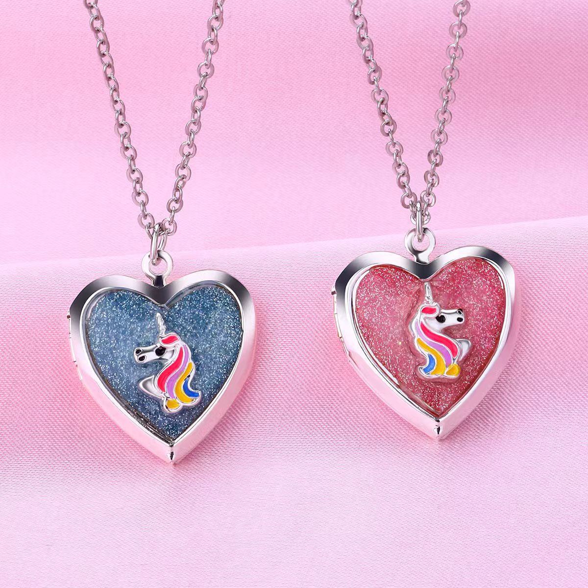 Unicorn Photo Locket Necklace