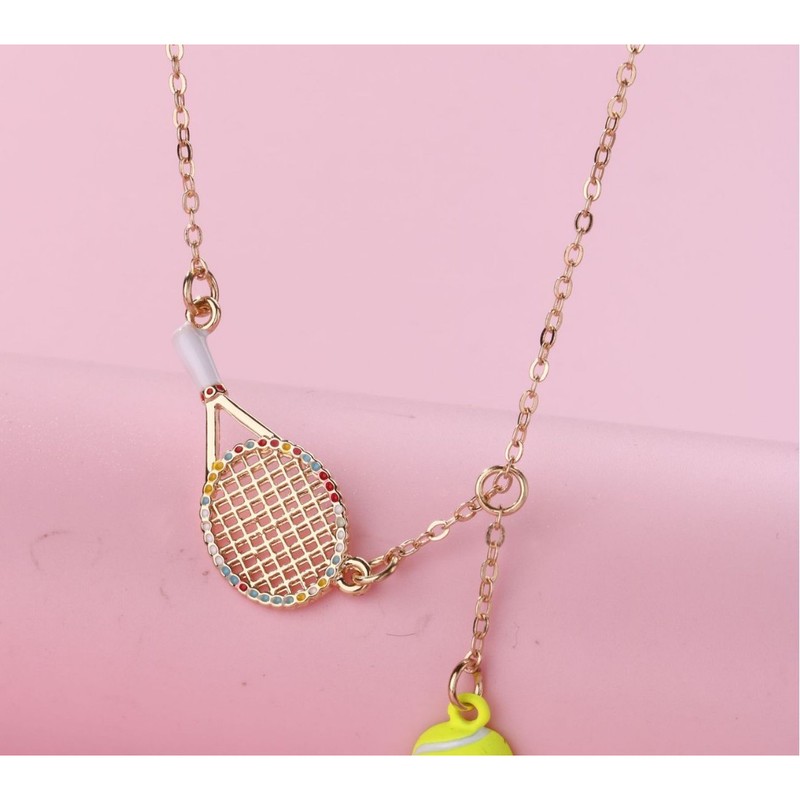 Tennis Racket Kids Necklace