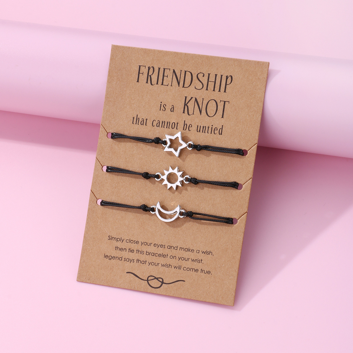 Sun Moon Star Bracelet Set